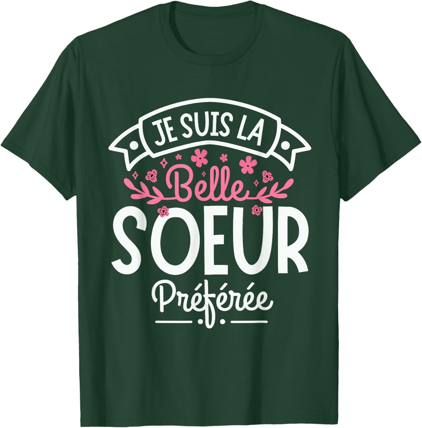 Gift Belle Soeur humour woman Perfect Step-Sister , Black, S T-Shirt - T-Shirt | Forest
