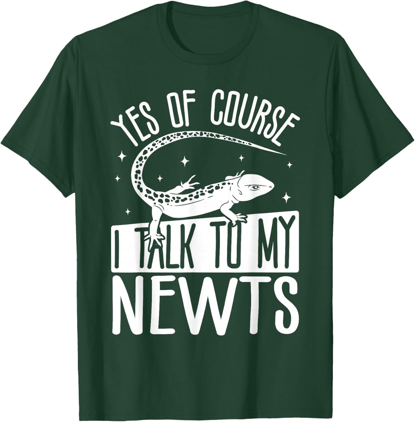 Newt Stuffed Animal Lizard Lover Reptile Keeper Newt T-Shirt - T-Shirt | Forest