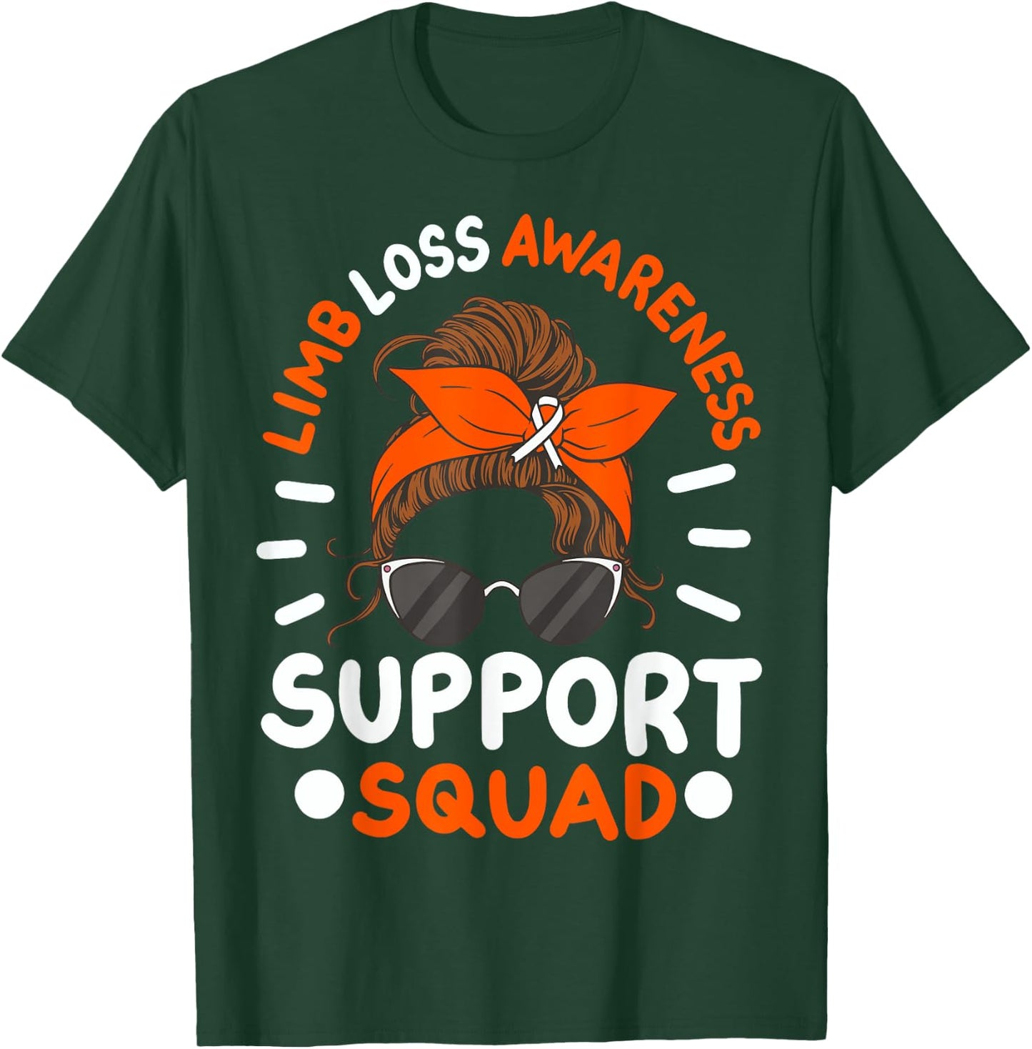 Limb Loss Awareness Support Squad T-Shirt - T-Shirt | Forest