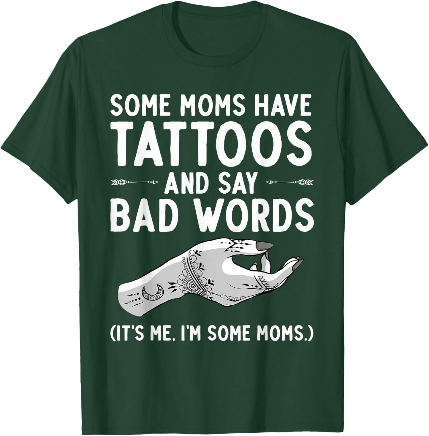 Funny Tattoo Lover Gift - Women's Tribal Tattoo Mom - Black, Small T-Shirt - T-Shirt | Forest
