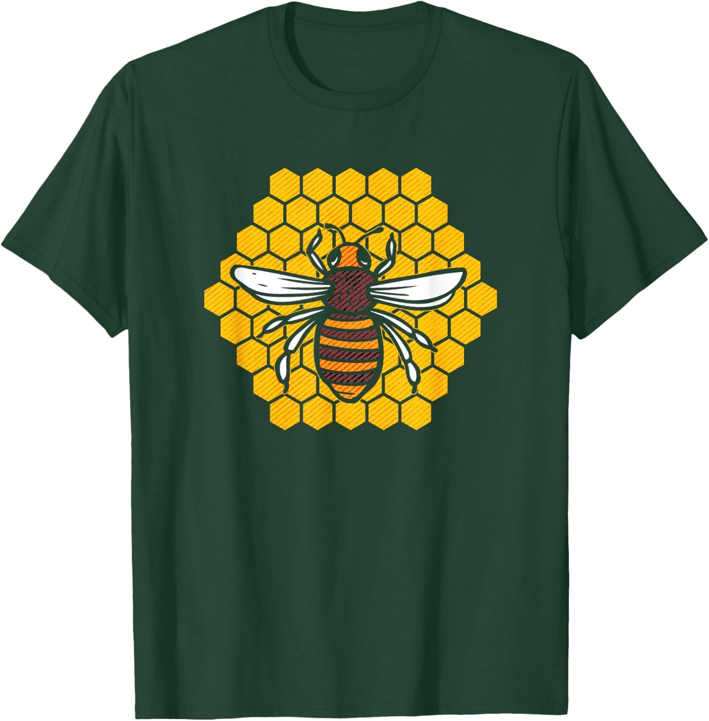 Bee Vintage Beekeeping Apiarist Beekeeper Men Women T-Shirt - T-Shirt | Forest