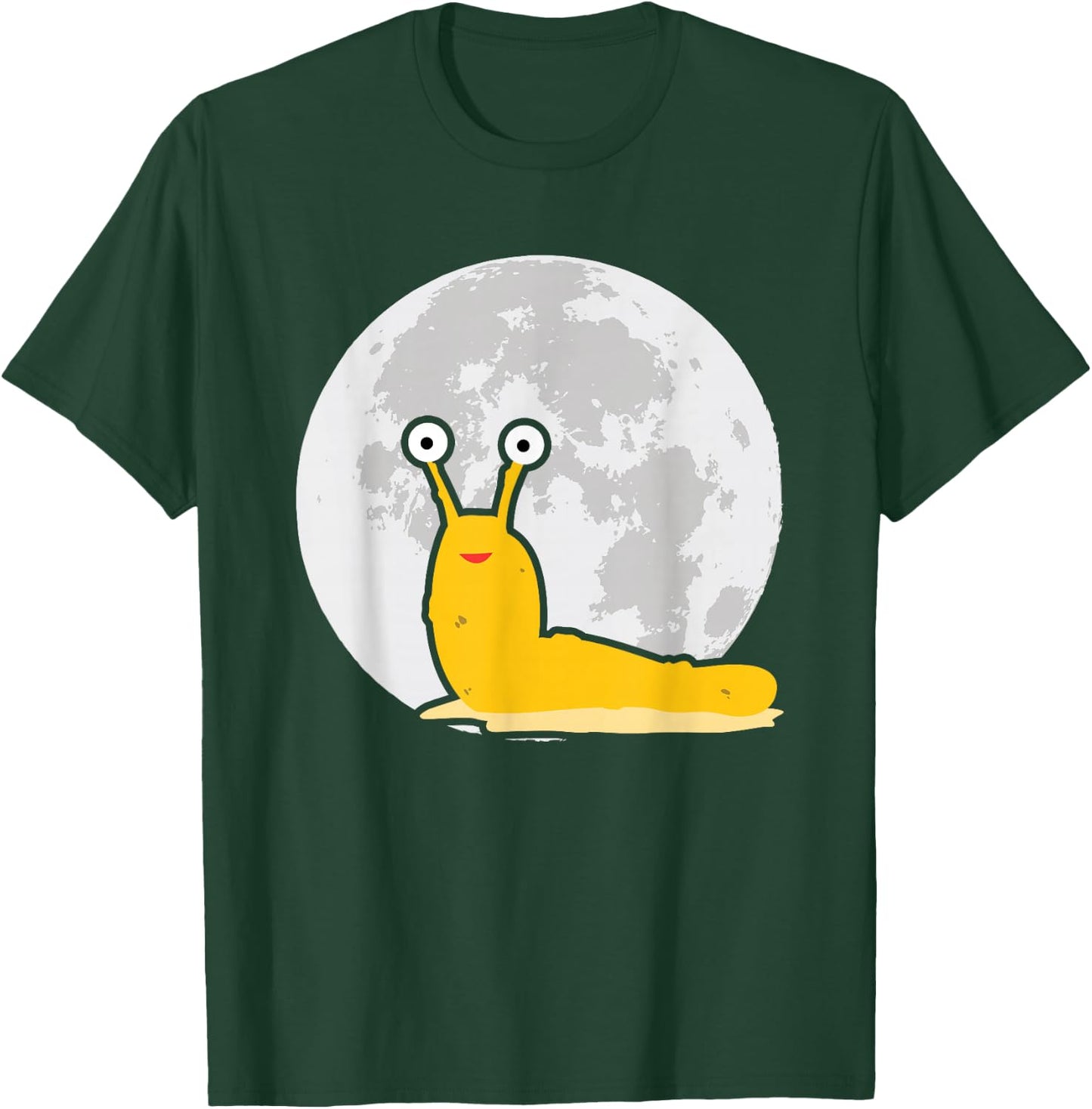Moon Banana Slug Malacology T-Shirt - T-Shirt | Forest