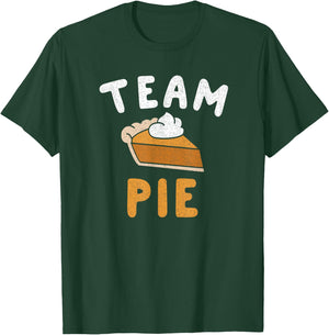 Pumpkin Pie Team Pie Day Thanksgiving Squad Group T-Shirt - T-Shirt | Forest