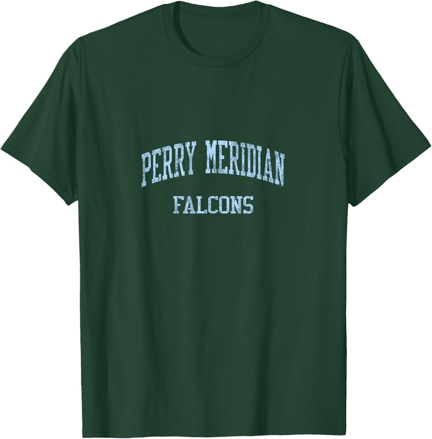 Perry Meridian High School HS Indianapolis in Vintage Sports T-Shirt - T-Shirt | Forest