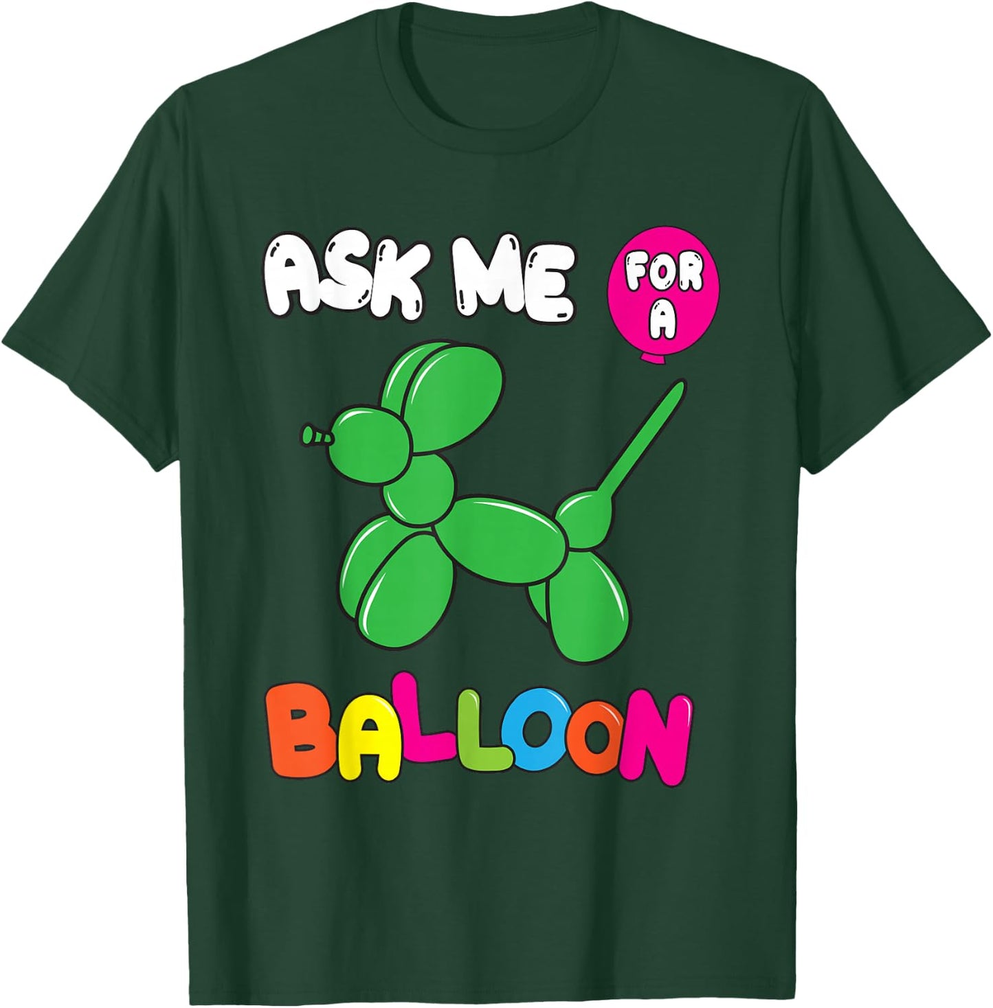 Funny Balloon Artist Twister Animal Twisting Balloons Lovers T-Shirt - T-Shirt | Forest