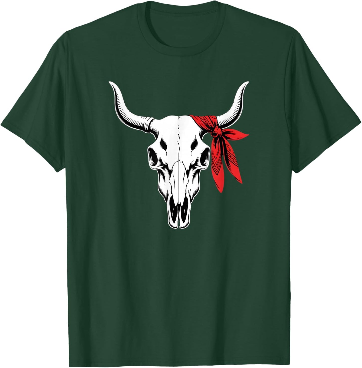 Cow Skull T-Shirt - T-Shirt | Forest