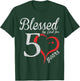 Vintage 50th Birthday Blessed By God For 50 Years Birthday T-Shirt - T-Shirt | Forest