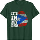 Funny it's in my DNA Puerto Rico flag Fingerprint T-Shirt - T-Shirt | Forest