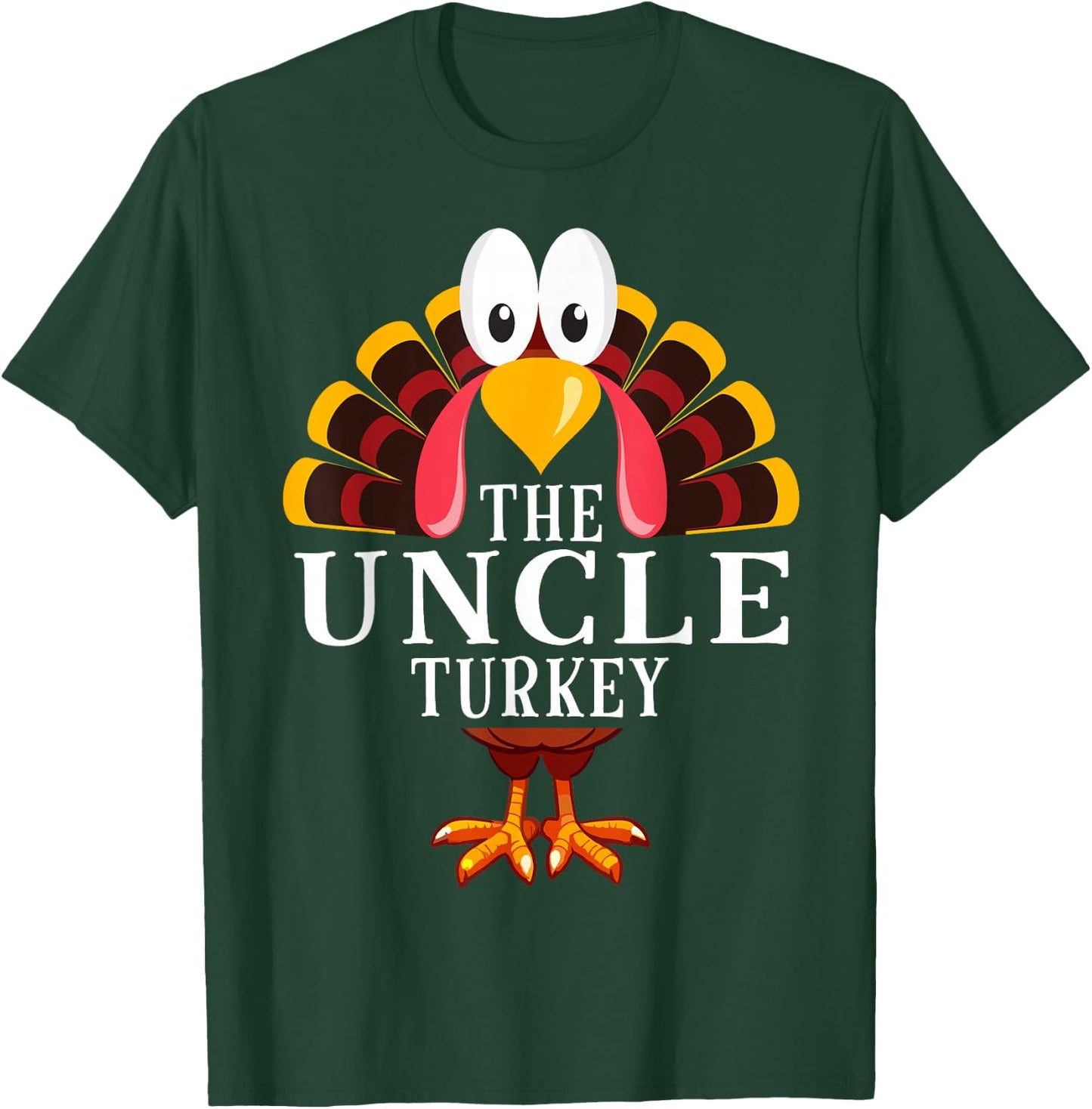 Thanksgiving The Uncle Turkey Matching T-Shirt - T-Shirt | Forest