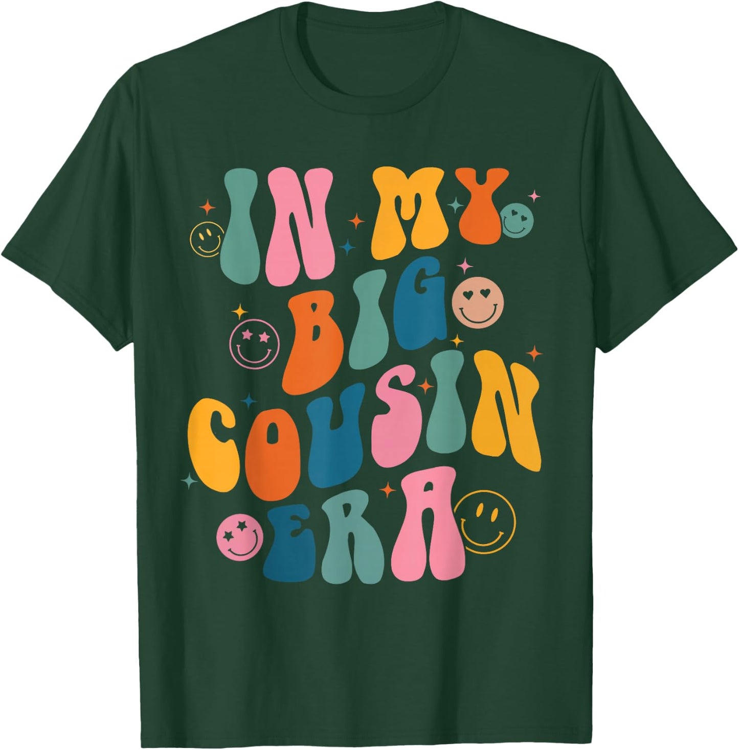 Retro In My Big Cousin Era, Lustig, Coole Cousins Club Kleinkind T-Shirt - T-Shirt | Forest