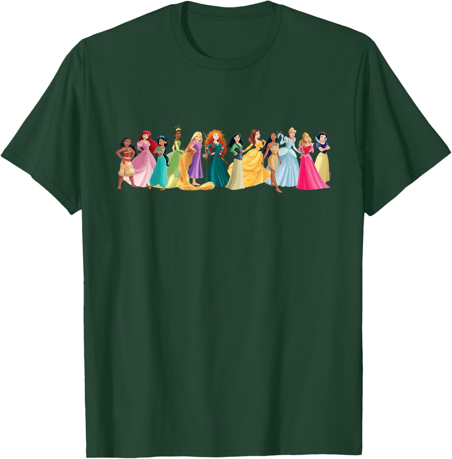 Disney Princess A Dozen Magical Friends Group Lineup T-Shirt - T-Shirt | Forest