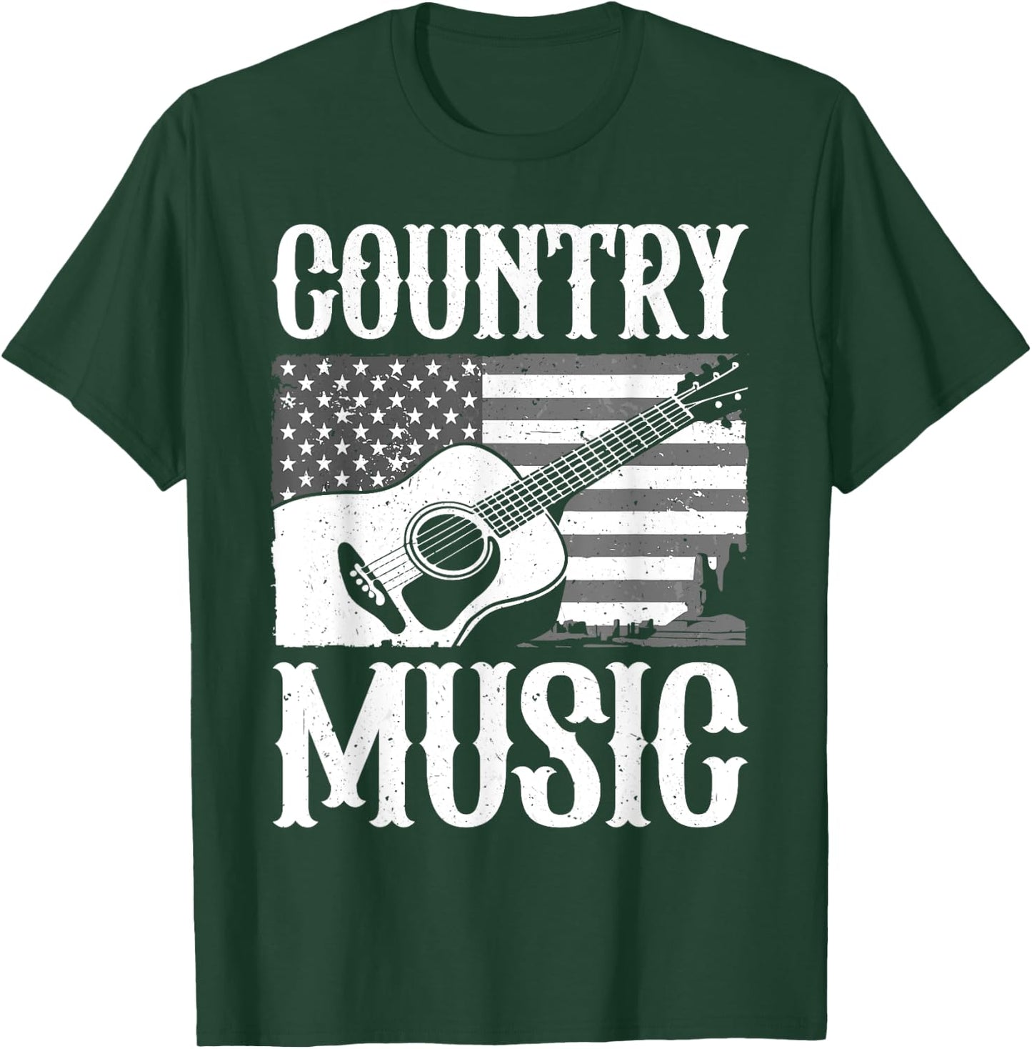 Cool Country Music Art Women Classic Country Music T-Shirt - T-Shirt | Forest