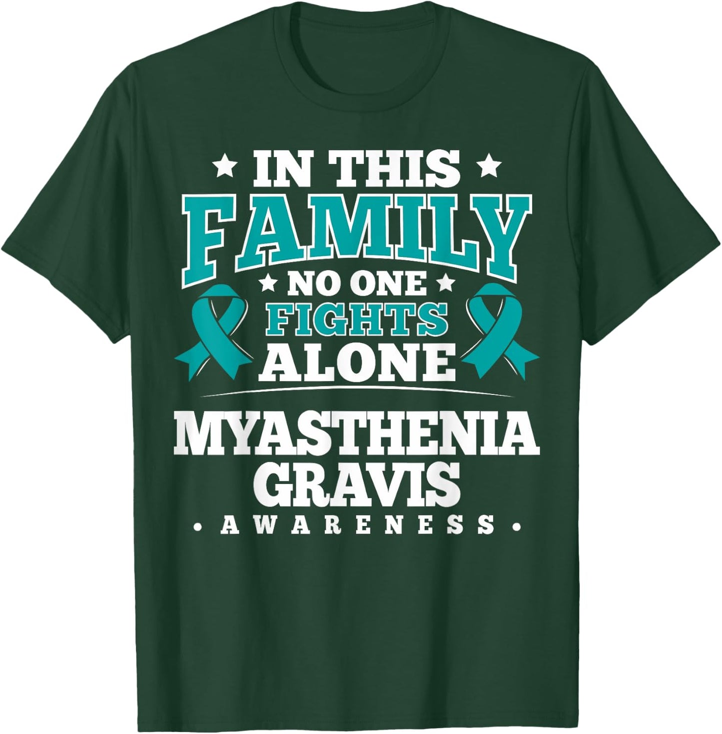 Myasthenia Gravis Awareness - Gift MG Patients T-Shirt - T-Shirt | Forest