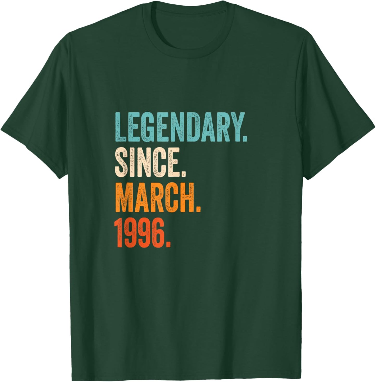 Legendary Since March 1996 T-Shirt - T-Shirt | Forest