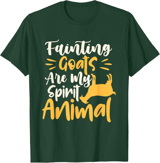 Fainting Goats Are My Spirit Animal - Goat Lover Farming T-Shirt - T-Shirt | Forest