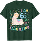 6th Birthday I Am 6 Years Old And Llamazing Llama Girl Teens T-Shirt - T-Shirt | Forest