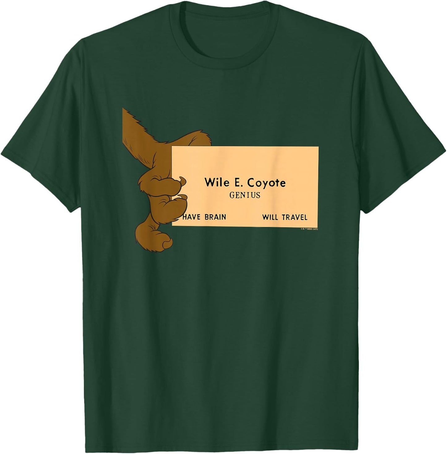 Looney Tunes Wile E. Coyote Genius T-Shirt - T-Shirt | Forest