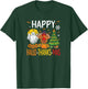 Hallothanksmas Halloween Thanksgiving Christmas T-Shirt - T-Shirt | Forest
