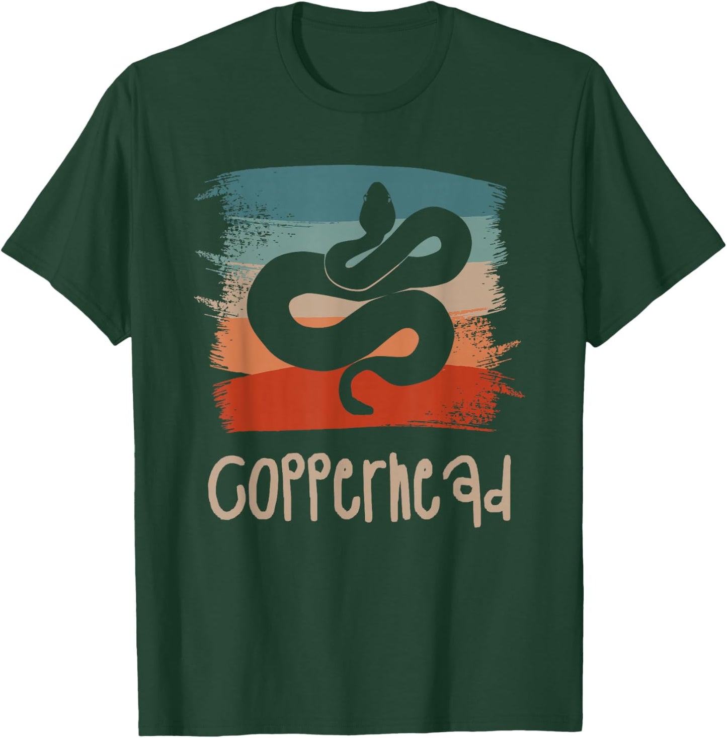 Retro Vintage Copperhead Copperheads T-Shirt - T-Shirt | Forest