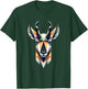 Geometric Art Pronghorn American Antelope Pronghorns T-Shirt - T-Shirt | Forest