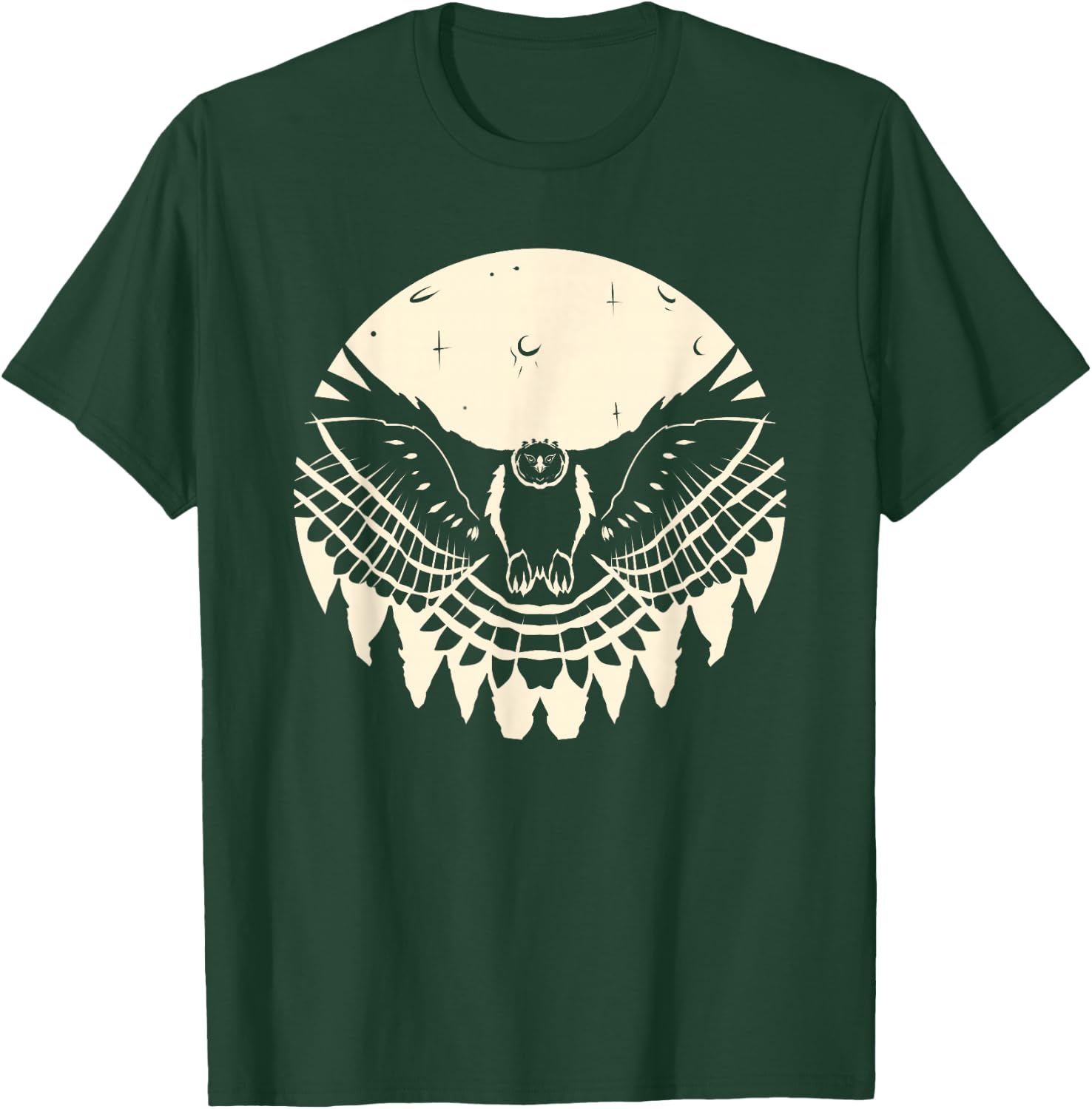 Harpyie Vor Dem Mond Greifvogel Adler Vogel Harpy Eagle T-Shirt - T-Shirt | Forest