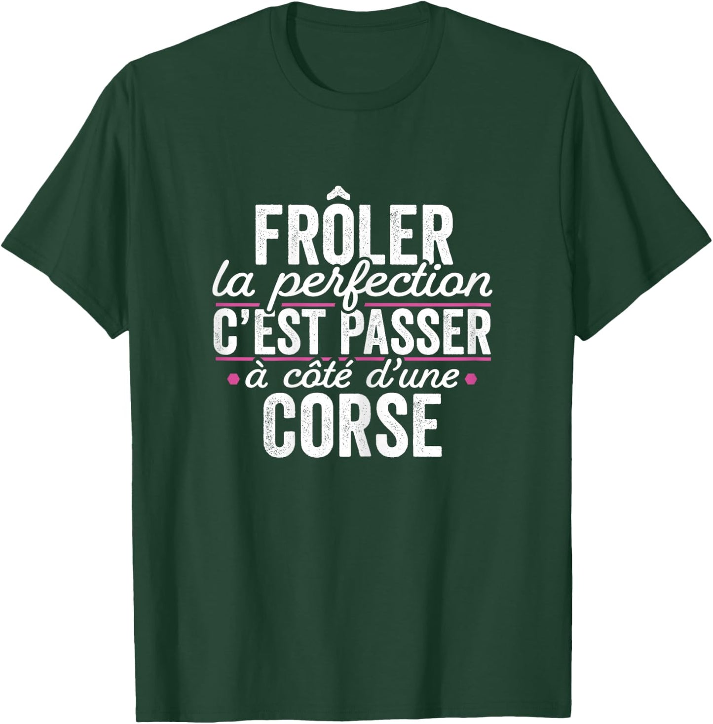 La Corse Parfait Women's Gift Humour Corsica , Black, Female X-Small T-Shirt - T-Shirt | Forest