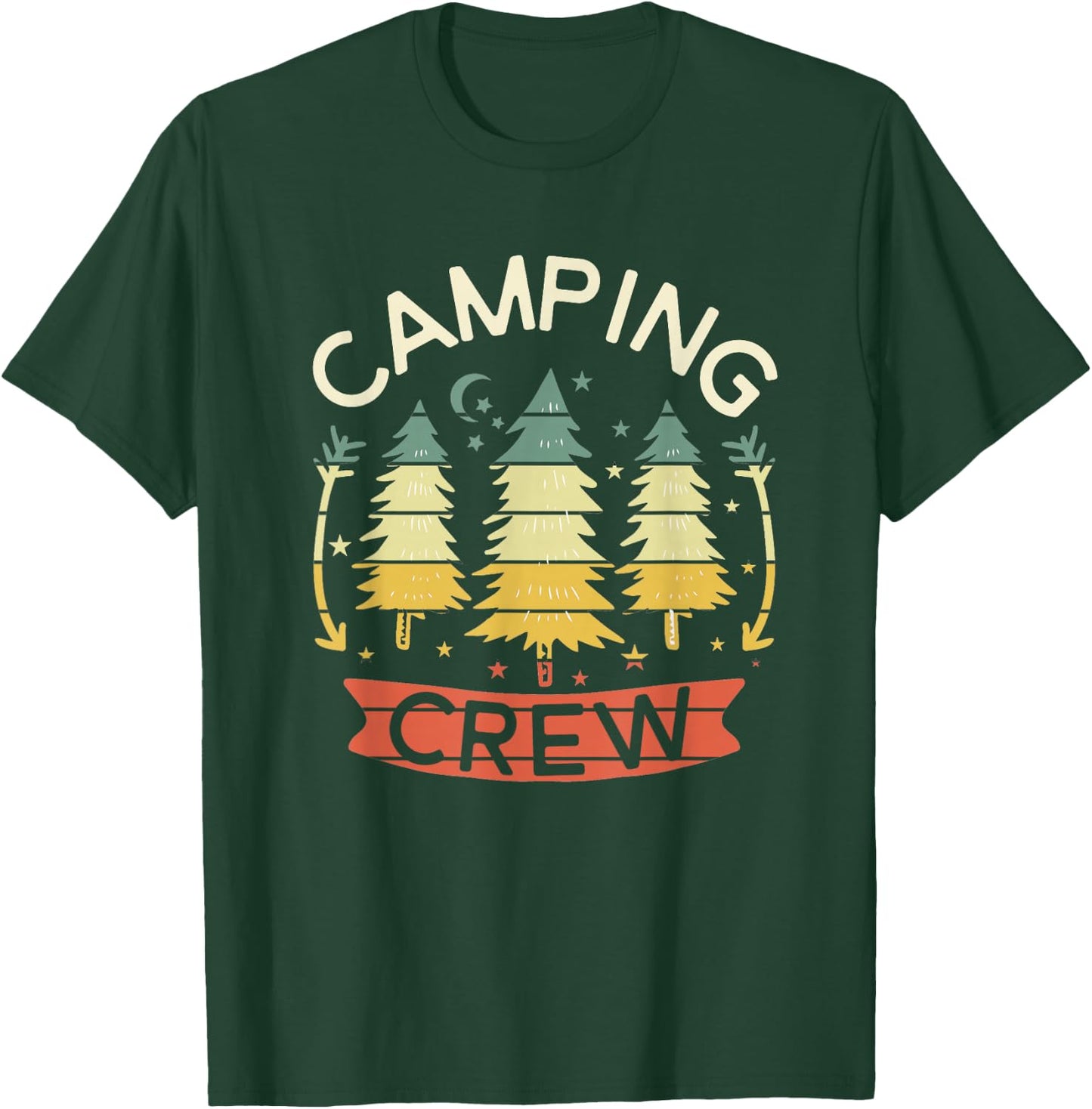 Camping Crew Shirt Kids Family Camping Shirts Matching Group T-Shirt - T-Shirt | Forest