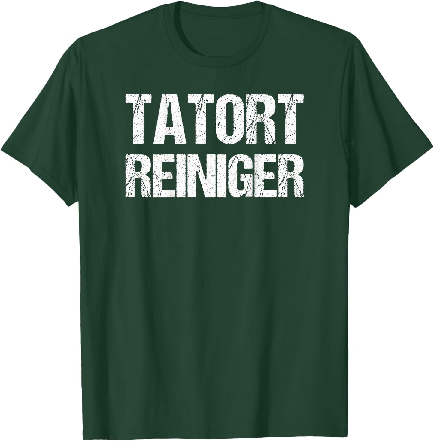 Tatort Cleaner Costume Fancy Dress Moth Party Funny , black T-Shirt - T-Shirt | Forest