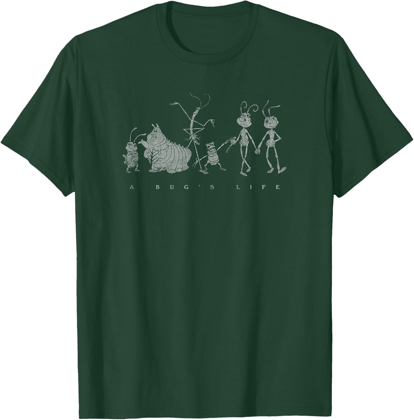 Disney Pixar A Bug's Life Character Line Up T-Shirt - T-Shirt | Forest