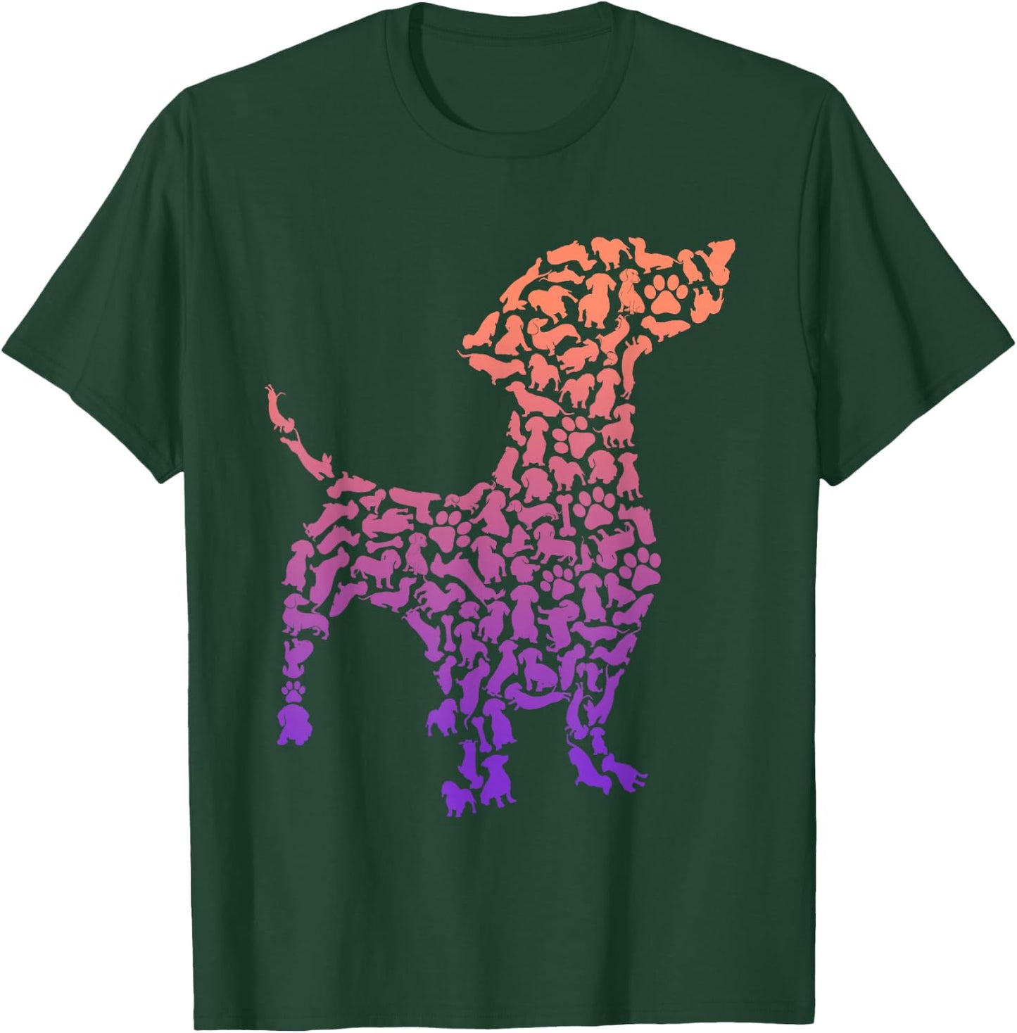 Dackel Mama Dachshund Liebhaber Kinder Frauen Teckel Mädchen T-Shirt - T-Shirt | Forest