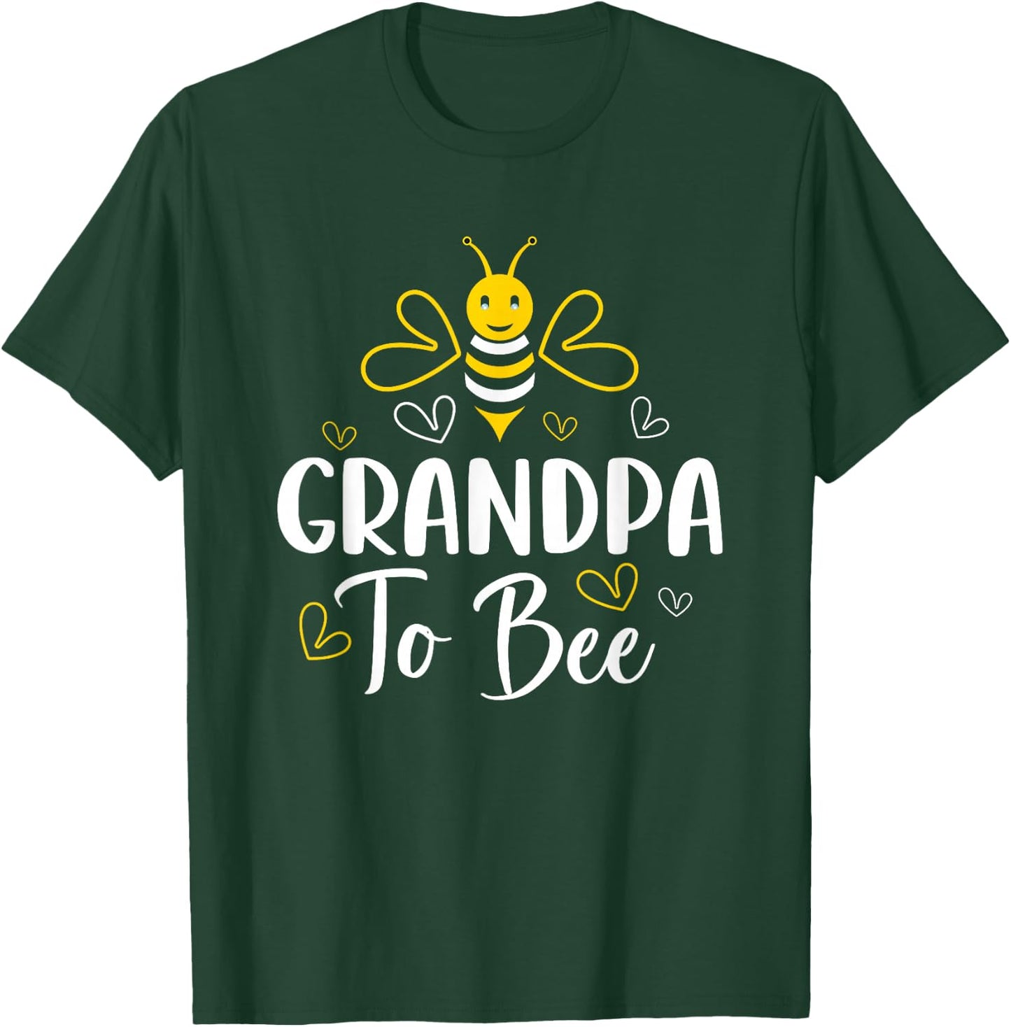 Grandpa to Bee Pregnancy Announcement Baby Shower Grandpa T-Shirt - T-Shirt | Forest