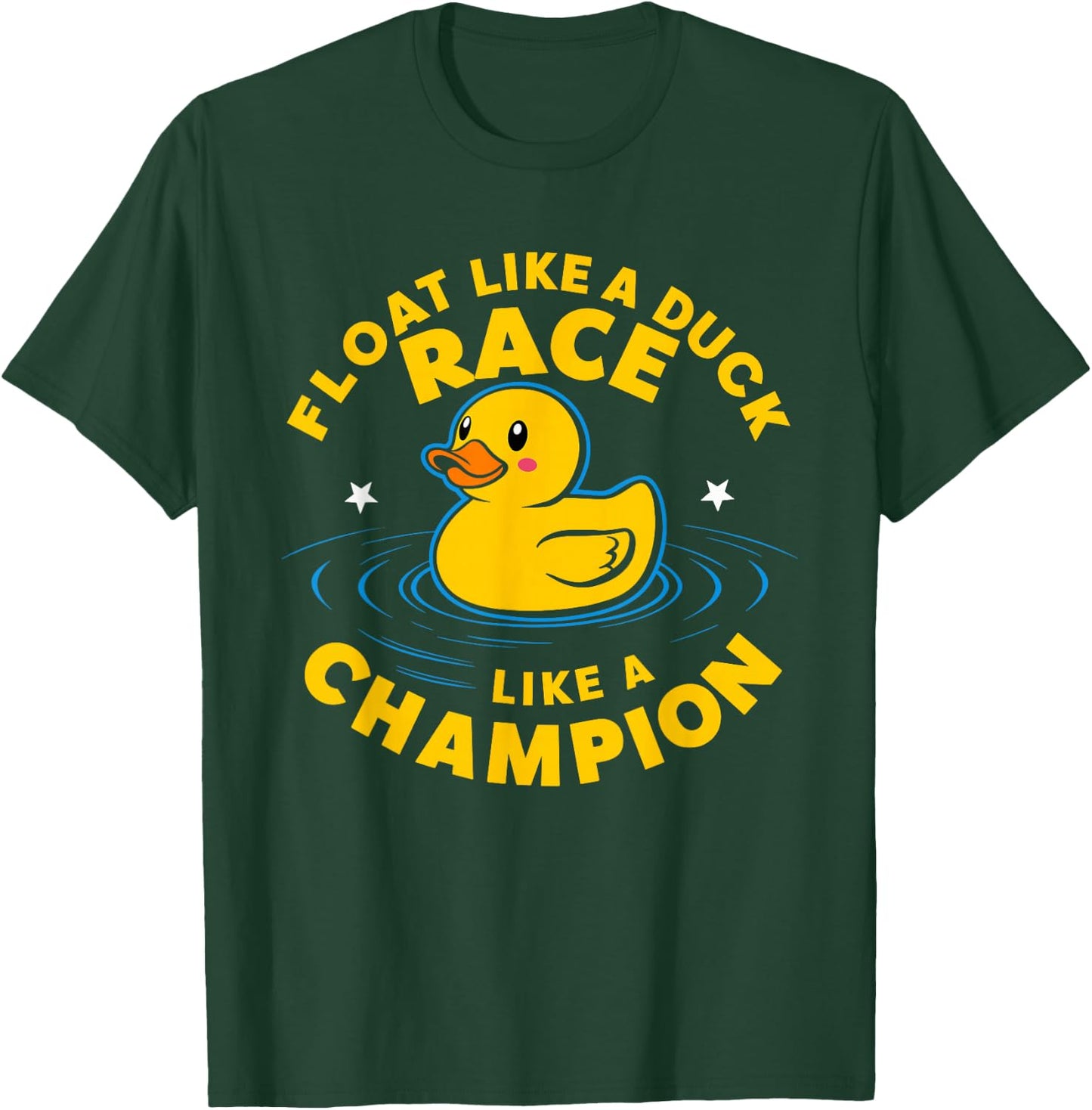 Rubber Duck Racing Team Family Competition Race T-Shirt - T-Shirt | Forest