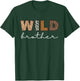 Wild Brother Zoo Theme Birthday Safari Jungle Matching Party T-Shirt - T-Shirt | Forest