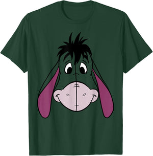 Disney Winnie The Pooh Eeyore Large Face , blue, s T-Shirt - T-Shirt | Forest