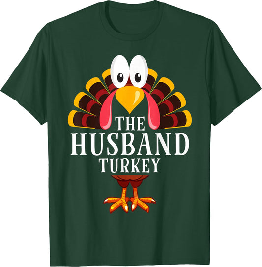 Thanksgiving The Husband Turkey Matching T-Shirt - T-Shirt | Forest
