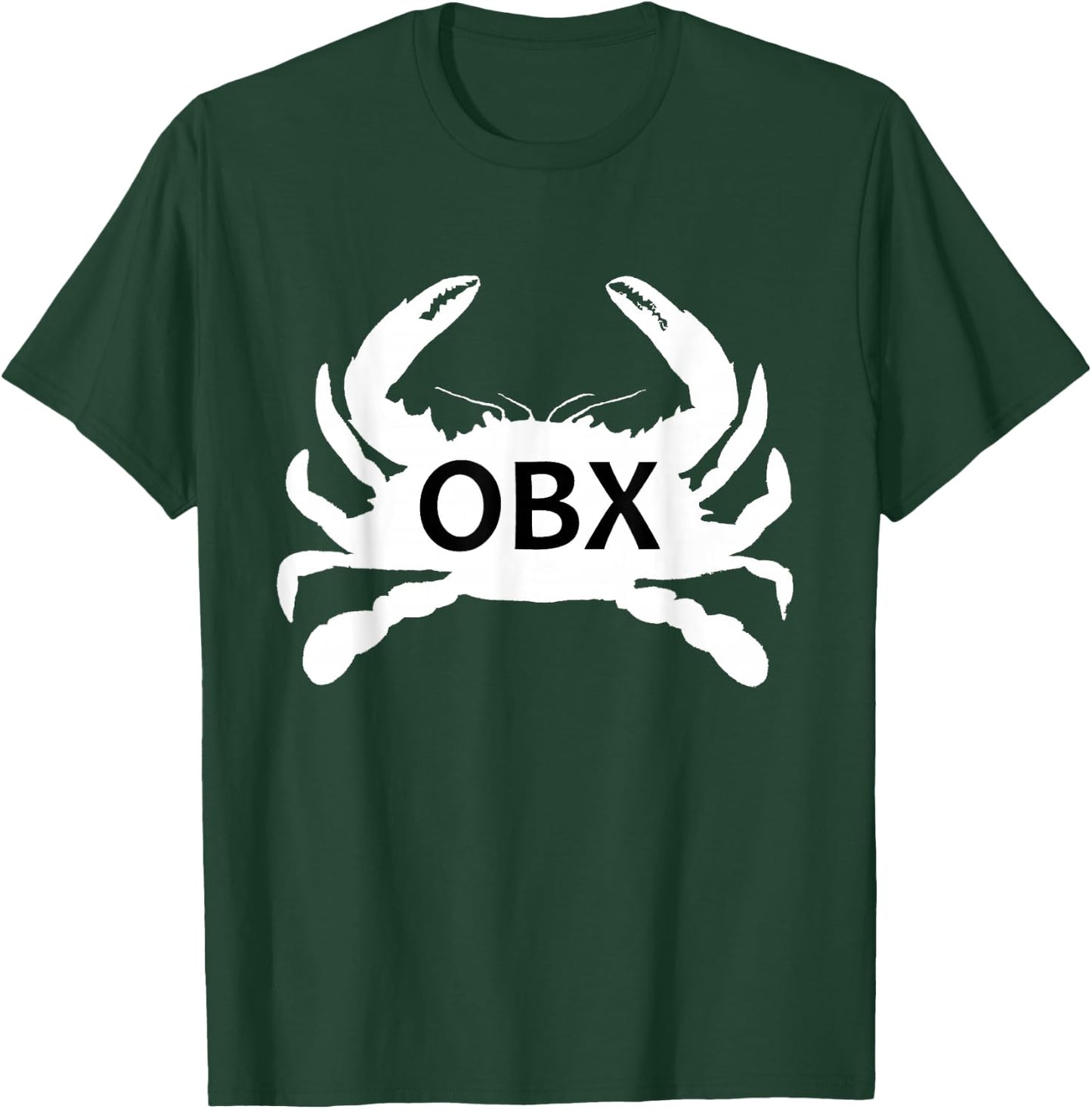 OBX NC Blue Crab Silhouette T-Shirt - T-Shirt | Forest