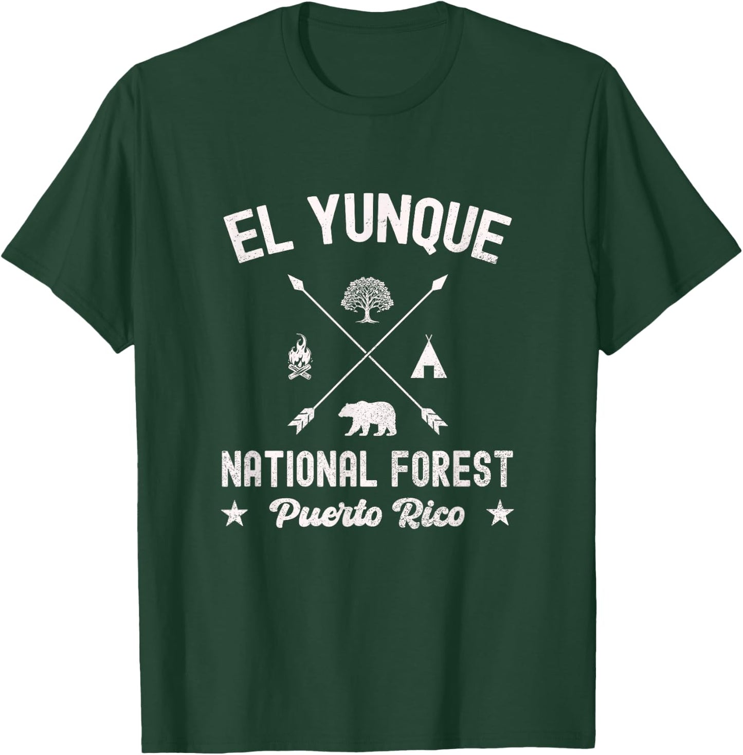 El Yunque National Forest Adventure Design T-Shirt - T-Shirt | Forest