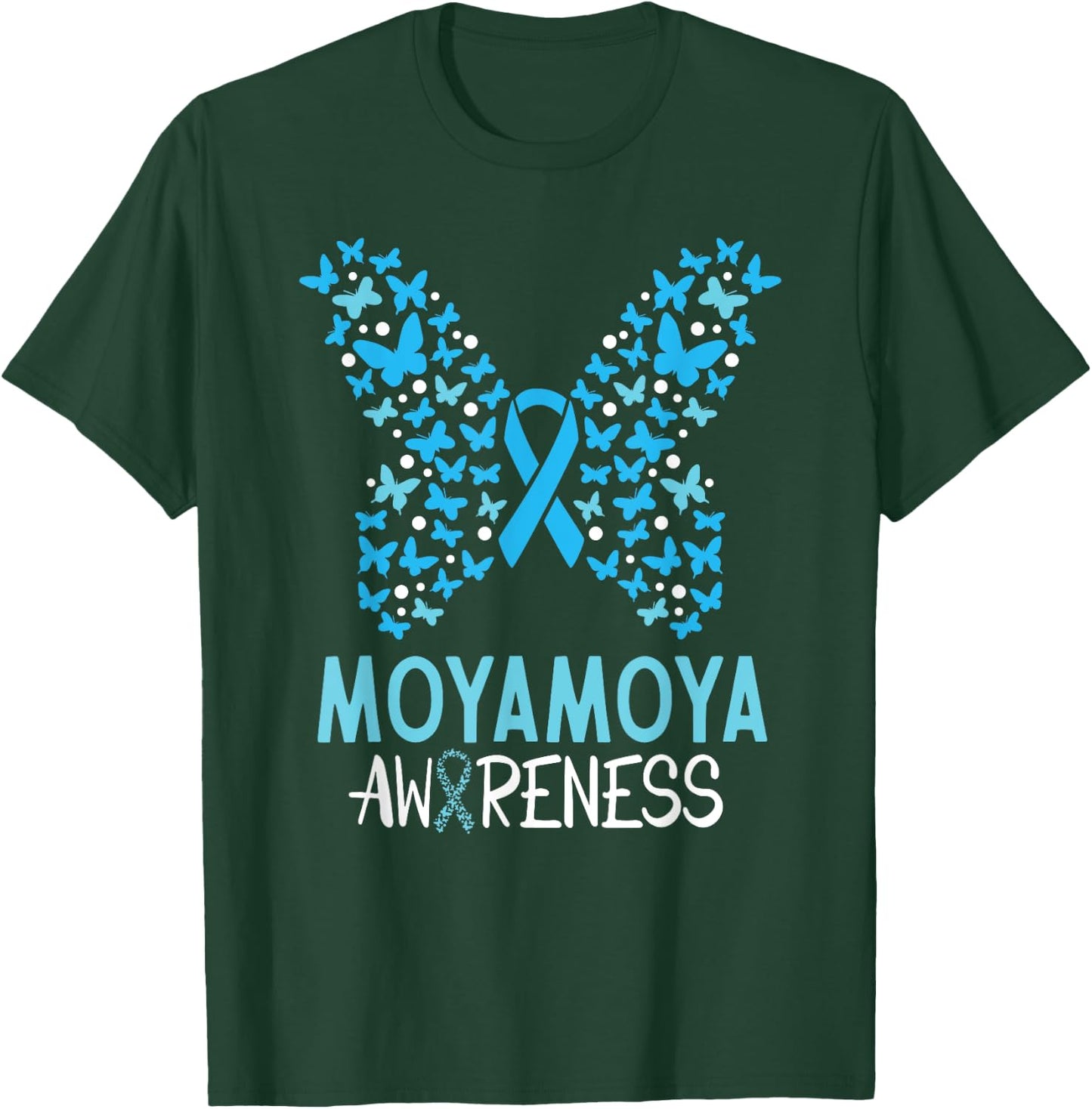 Moyamoya Disease Awareness Butterfly Shirt & Men T-Shirt - T-Shirt | Forest