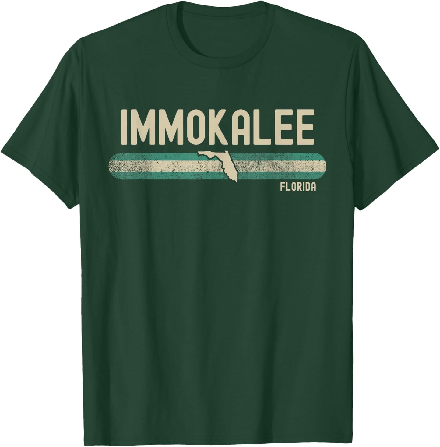 Immokalee FL | Florida | Travel & 80s Style T-Shirt - T-Shirt | Forest