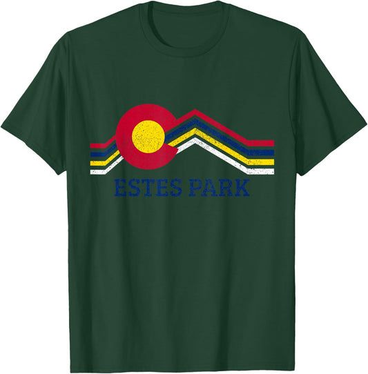 Estes Park Colorado Vintage Retro Pride Souvenir T-Shirt - T-Shirt | Forest