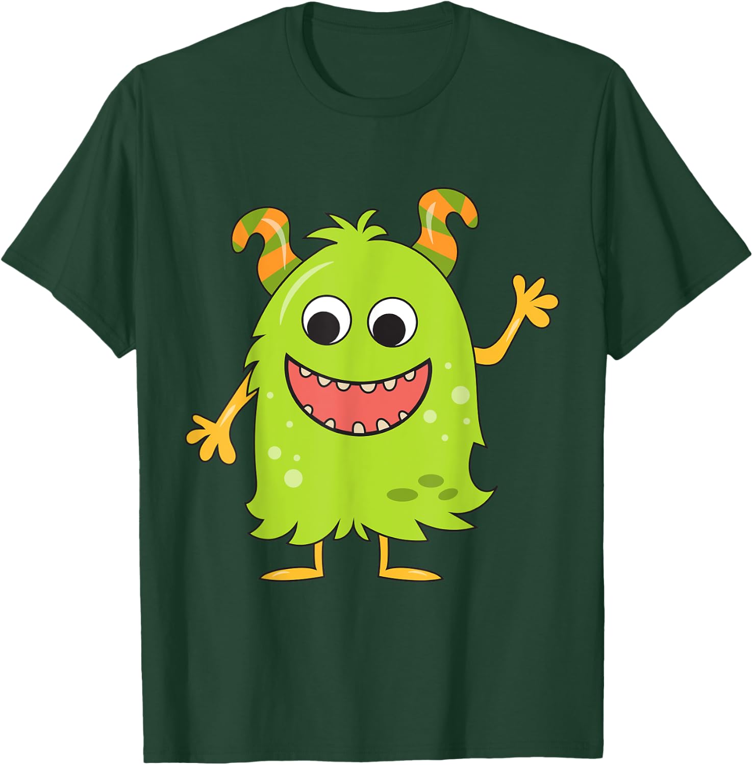 Cute Monster Kids Boys Monster Lover T-Shirt - T-Shirt | Forest