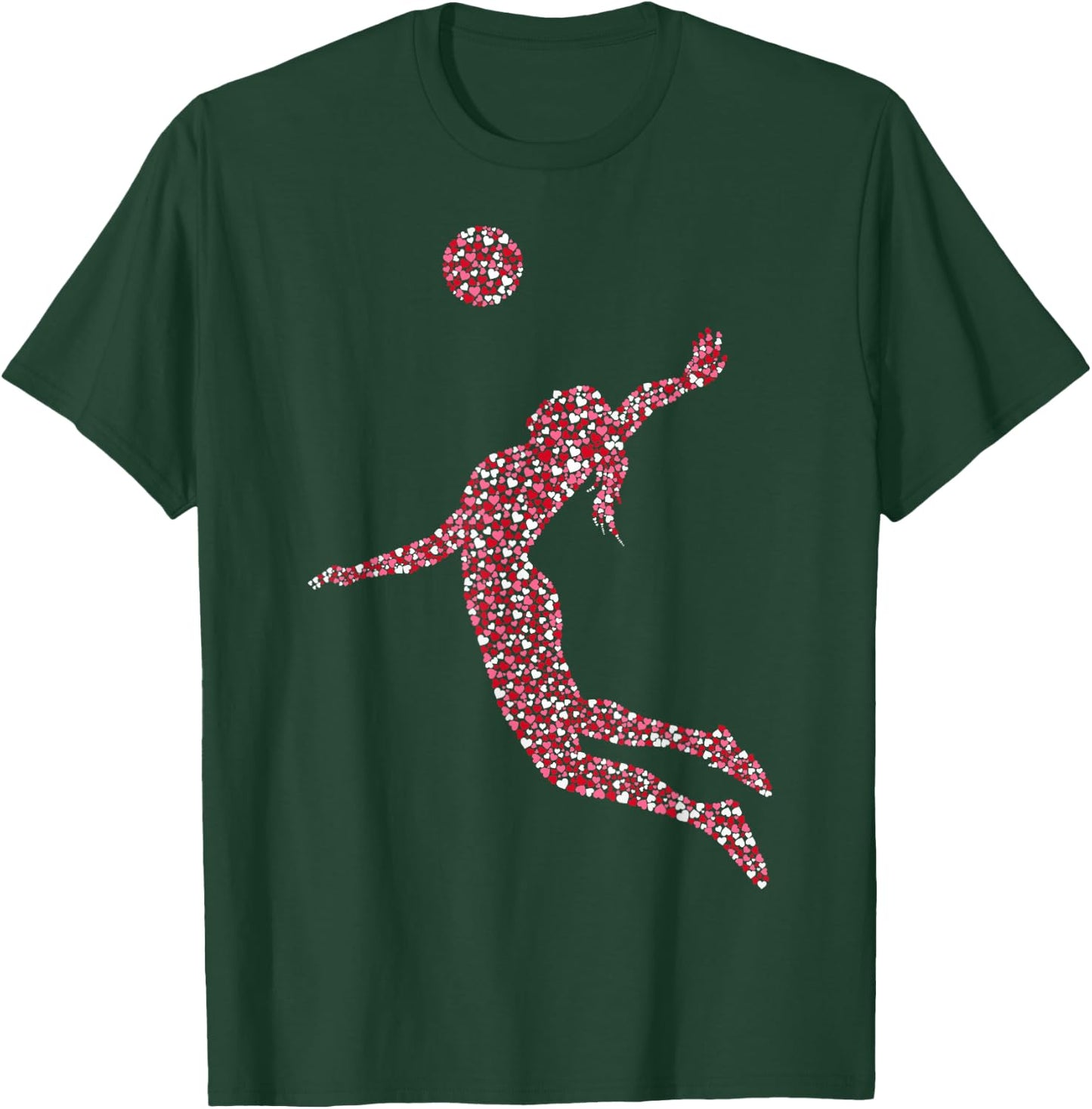 Volleyball Mädchen Volleyballerin Kinder Frauen T-Shirt - T-Shirt | Forest