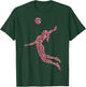 Volleyball Mädchen Volleyballerin Kinder Frauen T-Shirt - T-Shirt | Forest