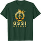 Ossi Delxue – Golden GDR Crest with Crown – East Germany , black T-Shirt - T-Shirt | Forest