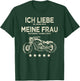 Men's with German Text "Ich liebe es wenn meine Frau mich Motorrad fahren lässt lässt T-Shirt - T-Shirt | Forest