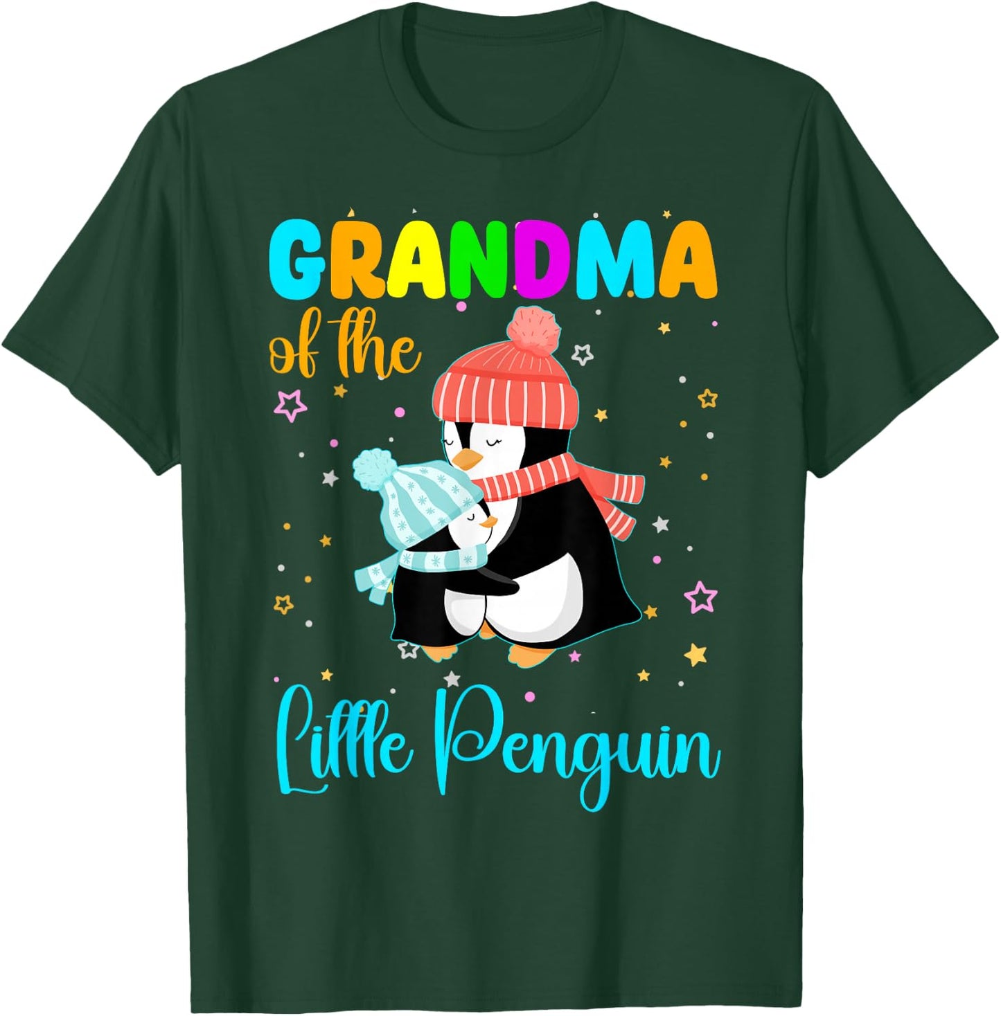 Grandma Of Little Penguin Birthday Family Matching T-Shirt - T-Shirt | Forest