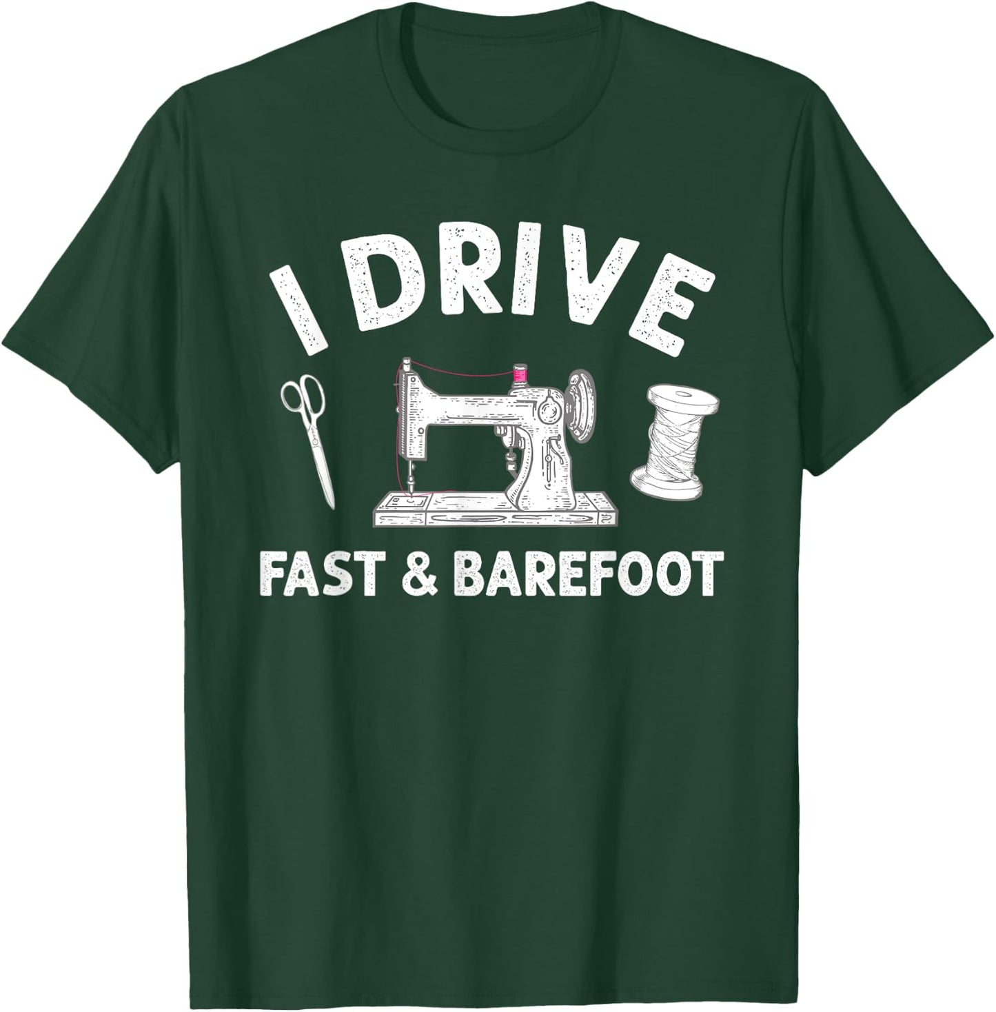 Funny Sewing Knitting Quilting For Sewer Quilter Women Girls T-Shirt - T-Shirt | Forest