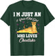 I'm Just 8 Year Old Girl Who Loves Cheetahs Birthday Girl T-Shirt - T-Shirt | Forest