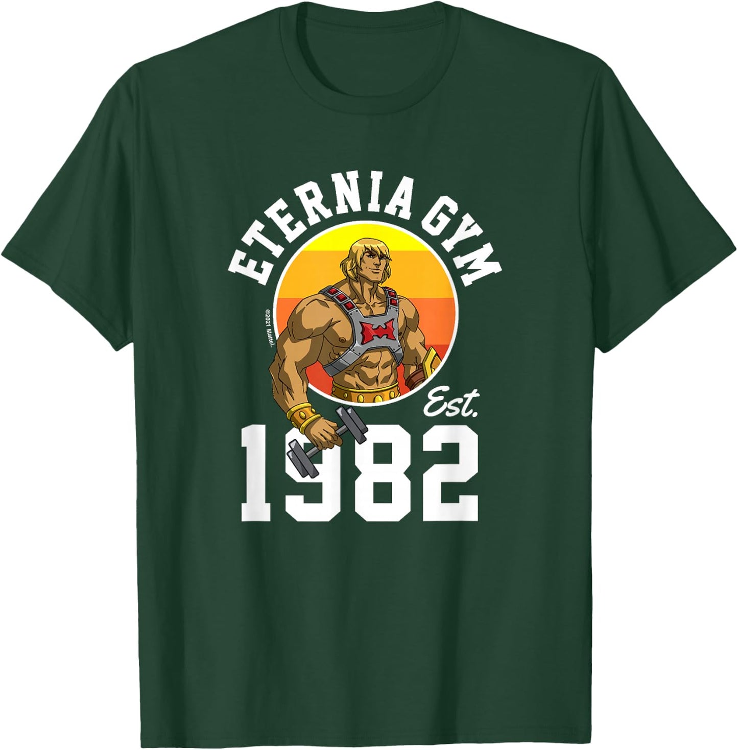 Masters Of The Universe Revelation - He-Man Eternia Gym 1982 T-Shirt - T-Shirt | Forest