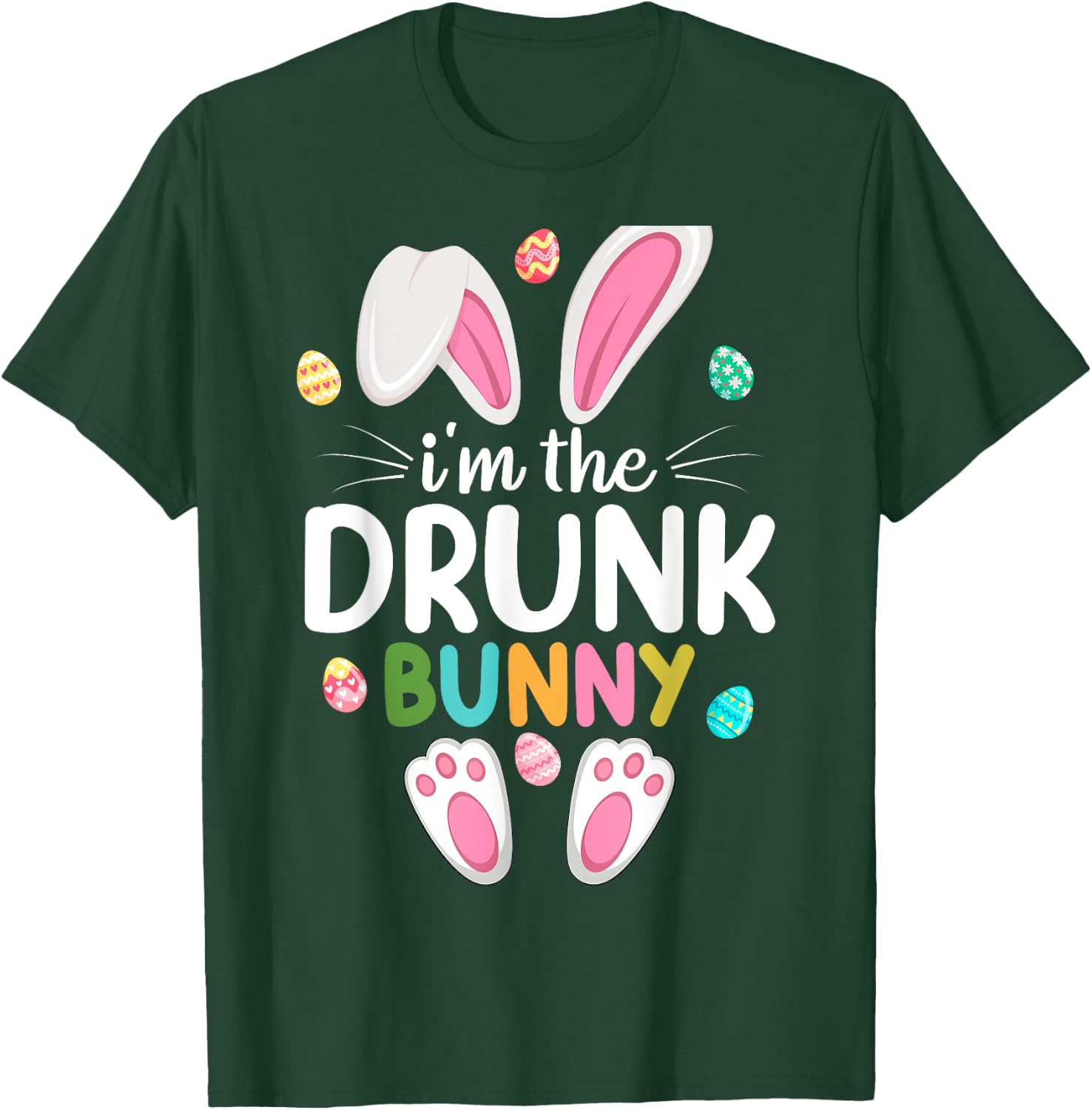 I'm The Drunk Bunny Matching Family Easter T-Shirt - T-Shirt | Forest